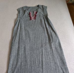 ImanimO Maternity Sleeveless Caftan